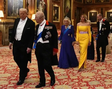 Royals Deploy Red Carpet Amid Demonstrations; Kimmel Pulled From Air Due To Kirk Remarks